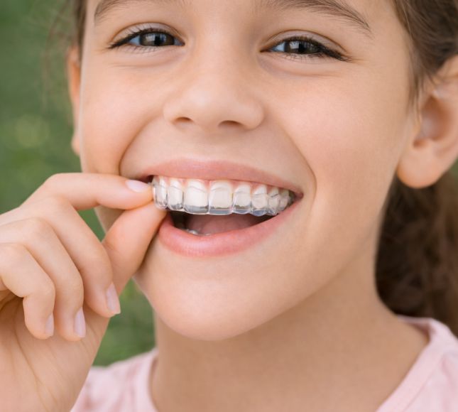 Ortodoncia invisible para niños
